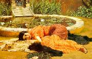 John William Godward Dolce Far Niente Norge oil painting reproduction